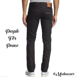 UNISEX People For Peace Skinny Jeans 25X34 NEW